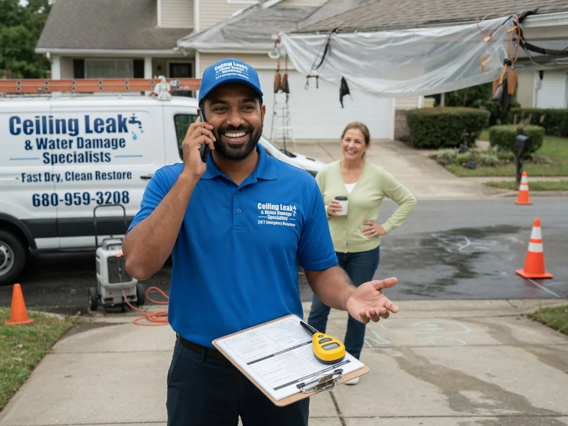 Ceiling Leak Cleanup Rush Valley, UT FAQs